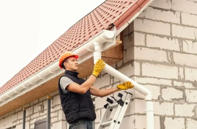 Pose et remplacement de gouttières à Pirmil